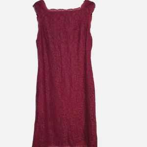 Adrianna Papell Evening - knee length lace dress